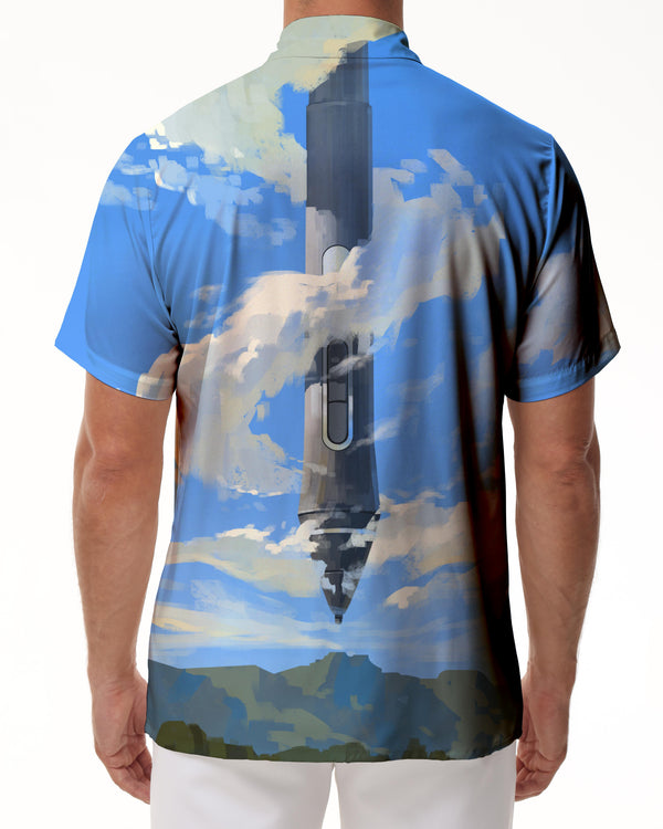 
Perfect for Summer Everyday Shirt Pattern Hawaiian Lapel Button Men's Beach Short Sleeve Top Fashion
                