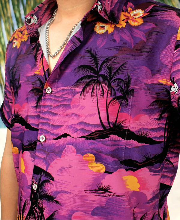 
Hawaiian Shit for Men Beach Summer Mens Buton Down Short Sleeve Shit Tropical Vacation Casual Clothes
                