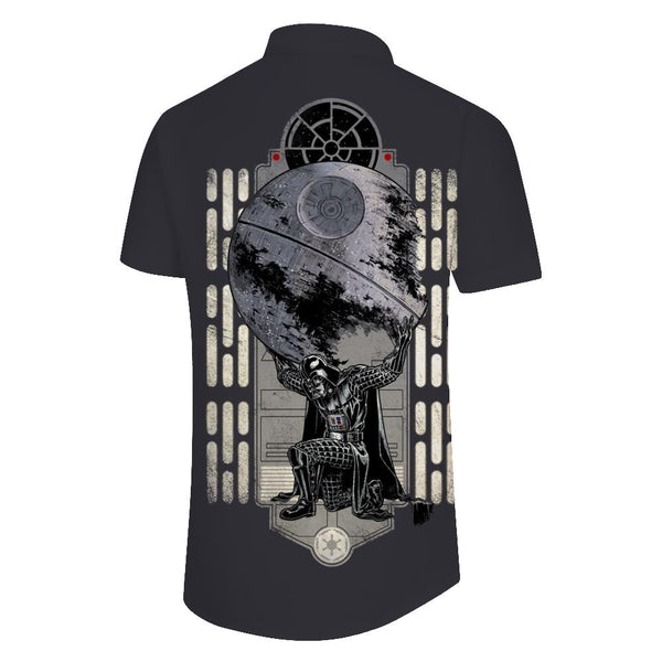 
Fashion men's casual loose short sleeve button-down retro trendy Hawaiian button-down pocket lapel top
                
