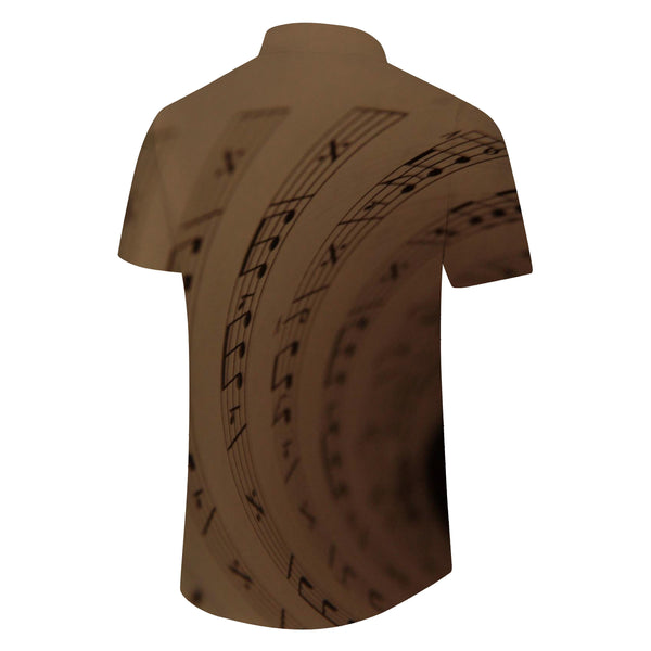 
Music Notation Art Retro Print Men's Shirt Short Sleeve Outdoor Fishing Casual Lapel Short Sleeve
                