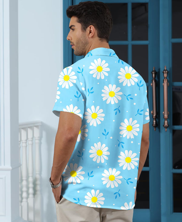 
Hawaiian Shit for Men Beach Summer Mens Buton Down Short Sleeve Shit Tropical Vacation Casual Clothes
                