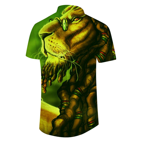 
Cartoon Anime Animal Vintage Hawaiian Button Shirt Men's Short Sleeve Casual Button Fun Party Beach Shirt
                