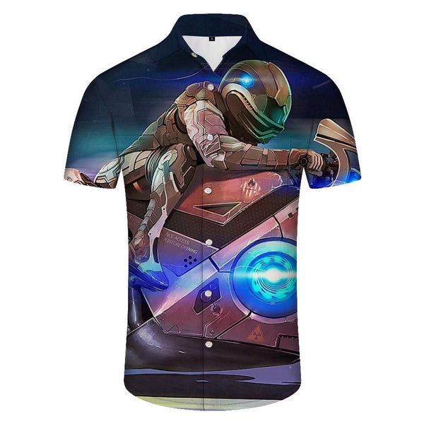 
Retro Motorcycle Short Sleeve Shirt Fashion Men's Casual Loose Short Sleeve Shirt Fashion Cool Fantasy Short Sleeve Shirt Hawaiian Short Sleeve Shirt Tops
                