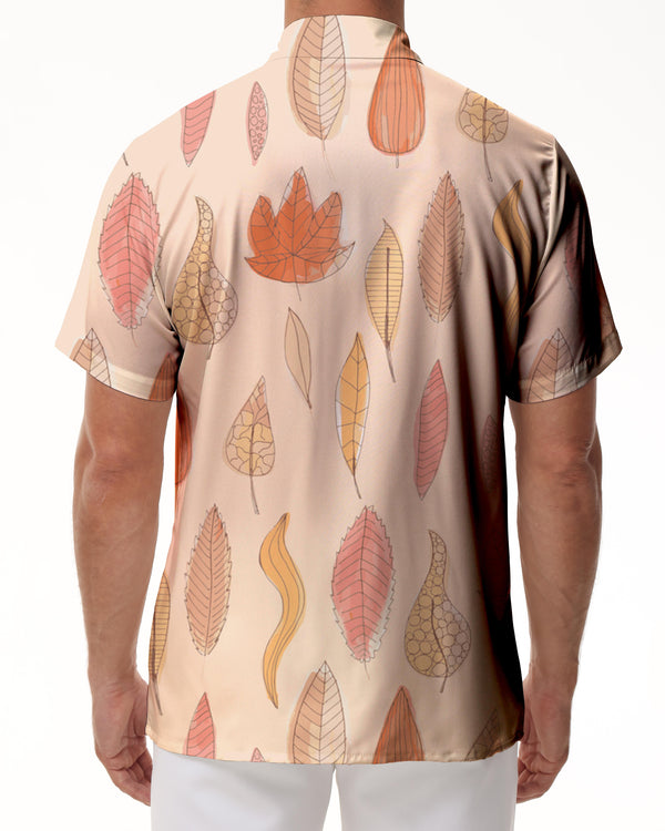 
Hawaiian Simple Men's Floral Summer Casual Fashion Shirt Beach Print Shirt Elegant Vacation Beach Short Sleeve
                