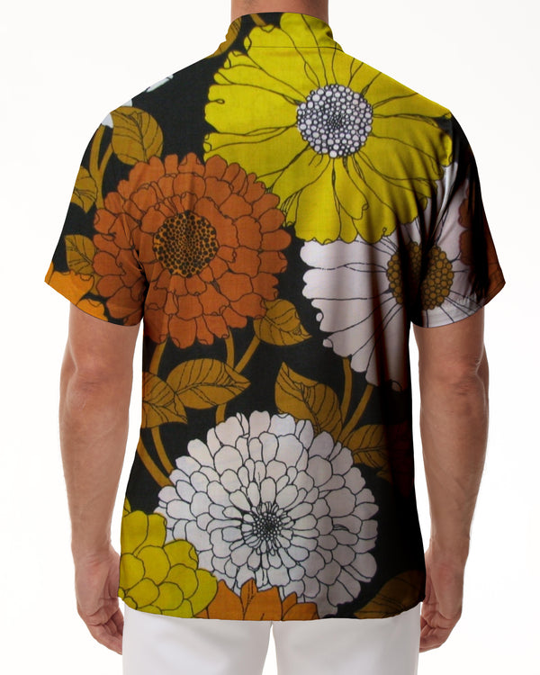 
New Men's Casual Button Retro Flower Style Short Sleeve Hawaiian Beach Shirt Short Sleeve Fashionable
                
