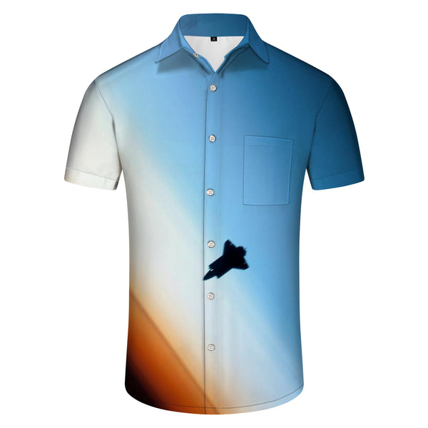 
Beach Men's Shirt Short Sleeve Vacation Summer Shirt Tropical Short Sleeve Casual Button-Down Button Pocket Collar Hawaiian Tropical Four Seasons
                