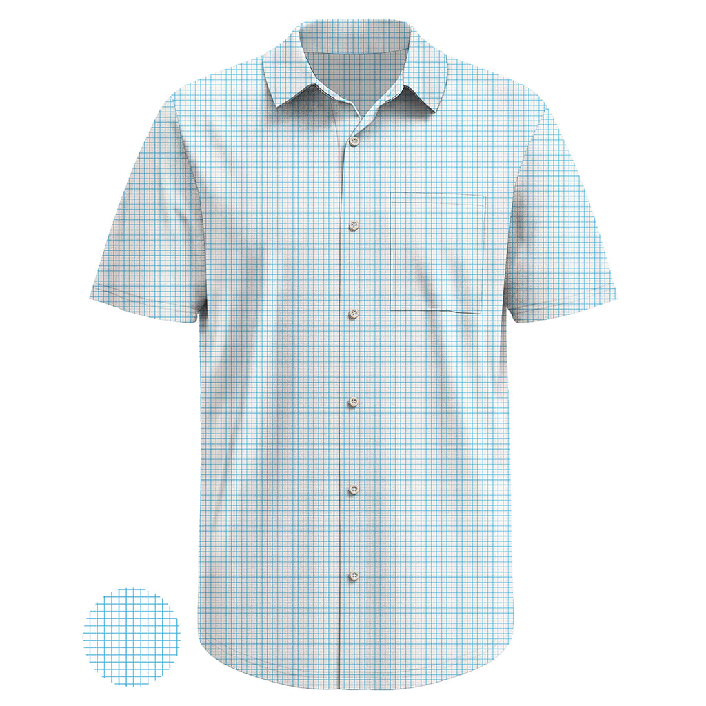 Men’s Lightweight Micro Print Polo Shirt for Everyday Comfort – Easy Care, No Shrink Fabric