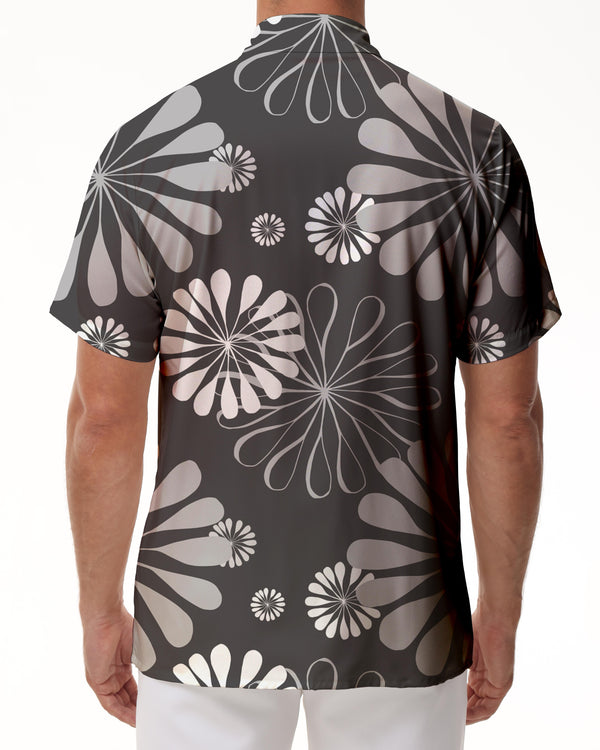 
Summer 3D digital printing pattern Hawaiian holiday beach style men's casual button shirt short sleeve
                