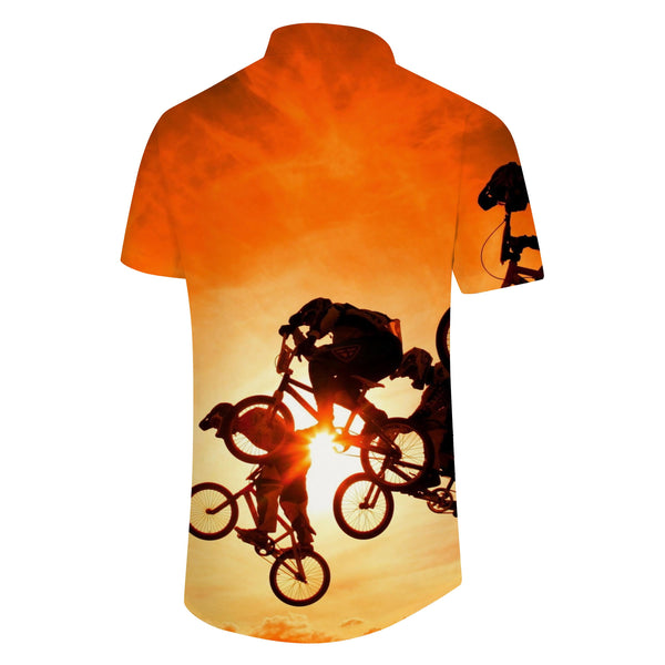 
Exciting Tropical Cycling Hawaiian Shirt Strong Sport Button-Down Men's Hawaiian Shirt Short Sleeve Collection
                