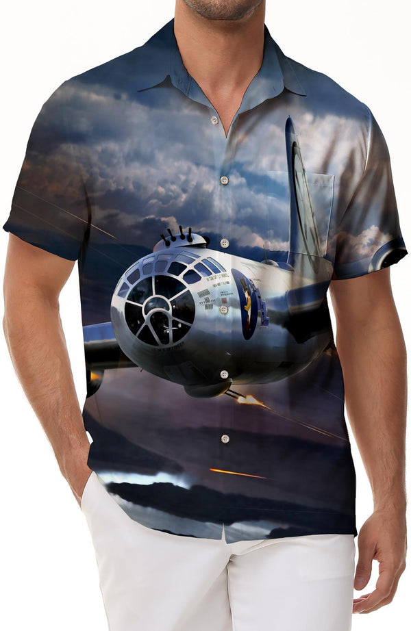 Mens Hawaiian Shirt Short Sleeve Button Down Tropical Shirt Casual Summer Shirt Beach Wear