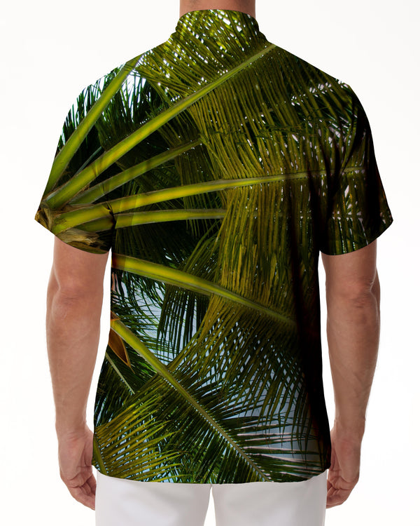 
Coconut Tree Seaside Men's Hawaiian Shirt Short Sleeve Casual Beach Vacation Fashion Shirt Clothing
                
