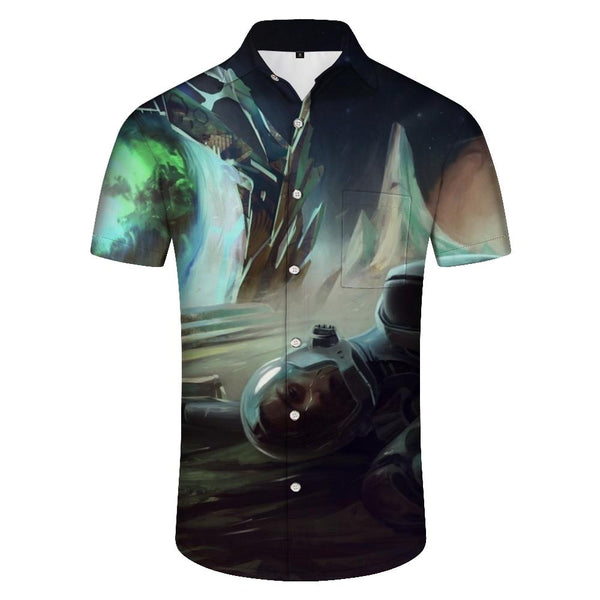 
Hawaiian Shirts Mens Fashion Button Short Sleeve Shirt Set Party Shirt Beach Wear
                