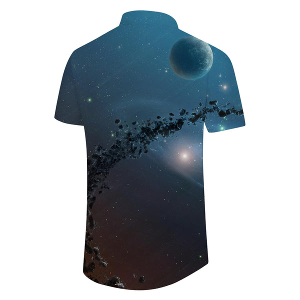 
Digital Printing Men's Button Lapel Hawaiian Shirt Short Sleeve Casual Shirt Beach Vacation Casual Top Summer Clothing Men
                