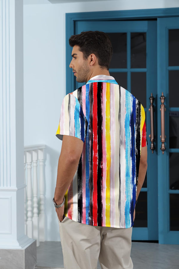 
Hawaiian Shit for Men Beach Summer Mens Buton Down Short Sleeve Shit Tropical Vacation Casual Clothes
                