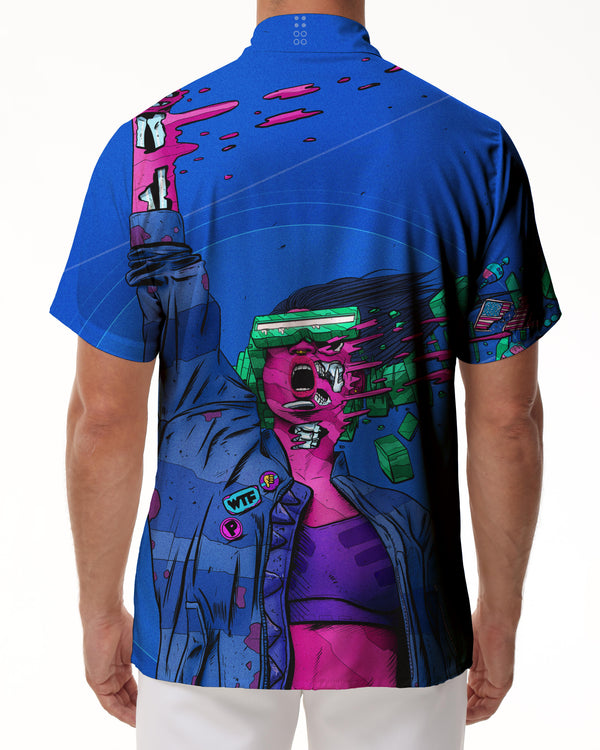 
Cyberpunk Aesthetic Men's Hawaiian Shirt Casual Button-Up Tops Summer Fashion Clothing
                