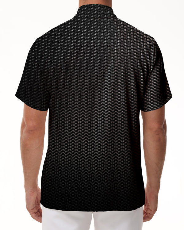 
Casual and comfortable printed men's outdoor fishing shirt Hawaiian lapel short sleeve style retro fashion suitable for vacation beach seaside
                