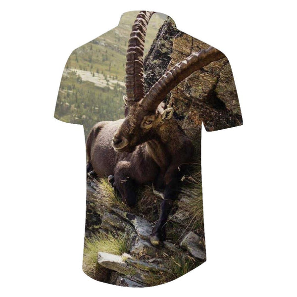 
Camouflage Hunting Animal Wild Boar 3D Short Sleeve Summer Casual Men Shirt Fashion Street Clothing Shirt Short Sleeve Tops
                