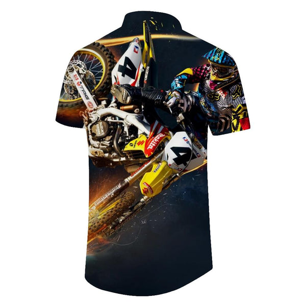 
Street Japanese Anime Men's Printed Shirt Short Sleeve Hawaiian Shirt Breathable Beach Top Outdoor Fishing
                
