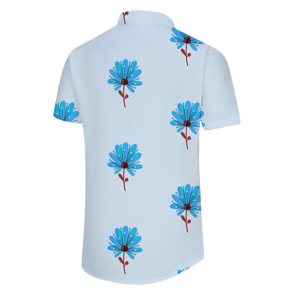 
Men's Hawaiian shirt casual button-down fashionable simple style suitable for beach play tops
                