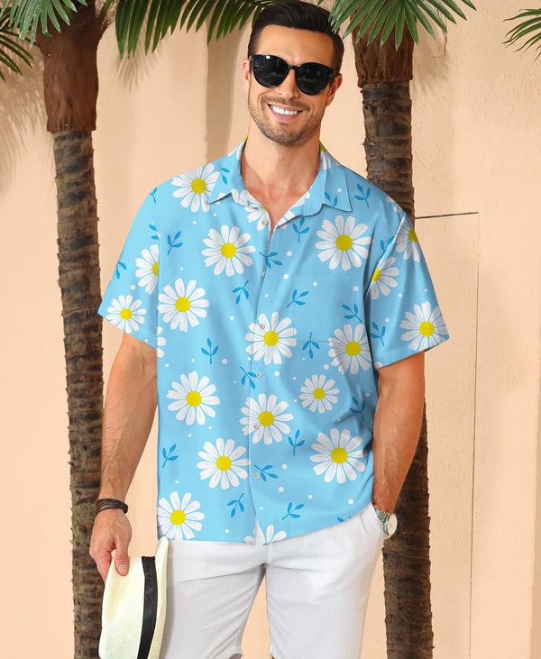 
Hawaiian Shit for Men Beach Summer Mens Buton Down Short Sleeve Shit Tropical Vacation Casual Clothes
                