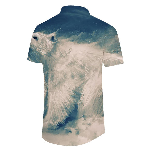 
Abstract art style print graphic for summer beach men casual shirts Hawaiian shirts short sleeves button down
                