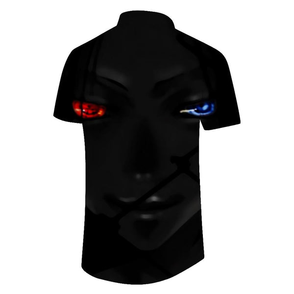 
Japanese Anime 3D Printed Hawaiian Shirt Men's Lapel Button Short Sleeve Casual Shirt Clothing Black
                