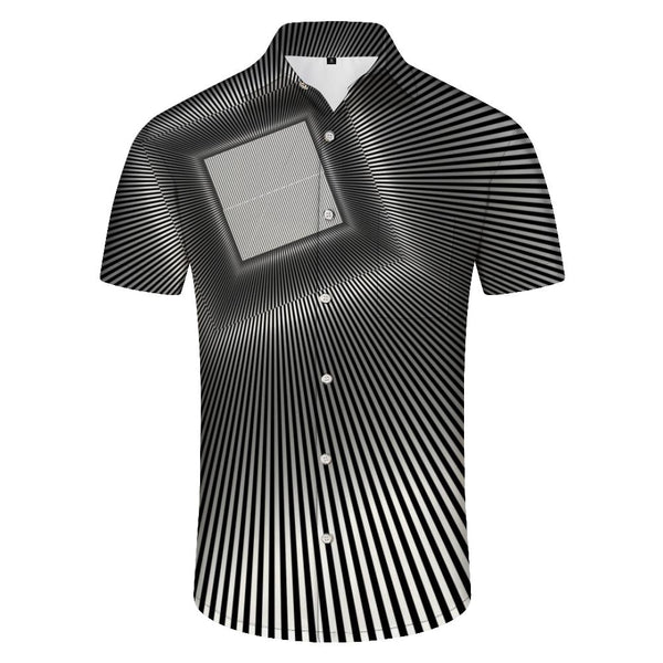
Geometric Hawaiian Beach Shirt Men's Fashion Casual Streetwear Short Sleeve Shirt Tops Shirt
                