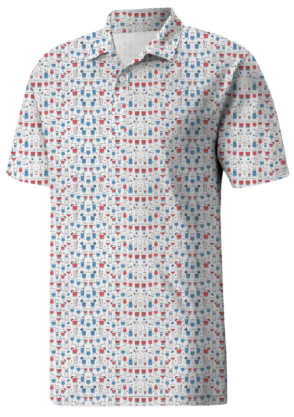 Youthful & Modern Micro Print Polo Shirt for the Young Man
