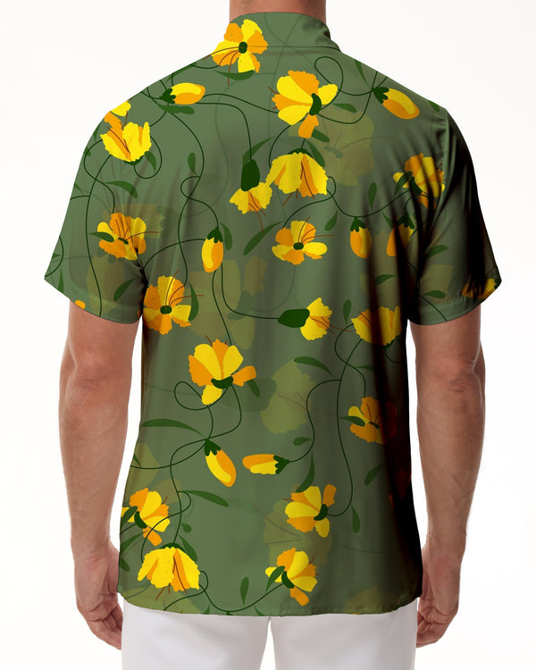 
3D Multi-Flower Hawaiian Comfortable Casual Short Sleeve Fashion Fun Cool Print Pattern Tropical Men's Loose Short Sleeve Shirt Tops
                