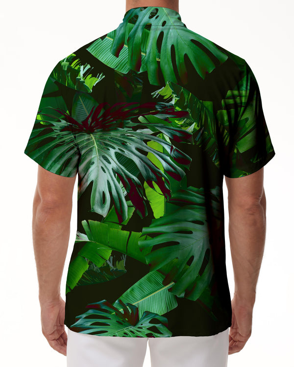 
Men's casual tropical floral print summer fashion trend Hawaiian style 3d digital print pattern short sleeve
                