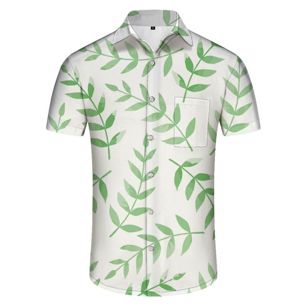 
New Beach Grass Men's Shirt 3d Printed Hawaiian Short Sleeve Shirt Men's Summer Casual Shirt Loose Short Sleeve Tops
                