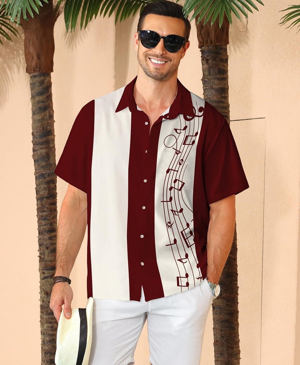 
Hawaiian Shit for Men Beach Summer Mens Buton Down Short Sleeve Shit Tropical Vacation Casual Clothes
                