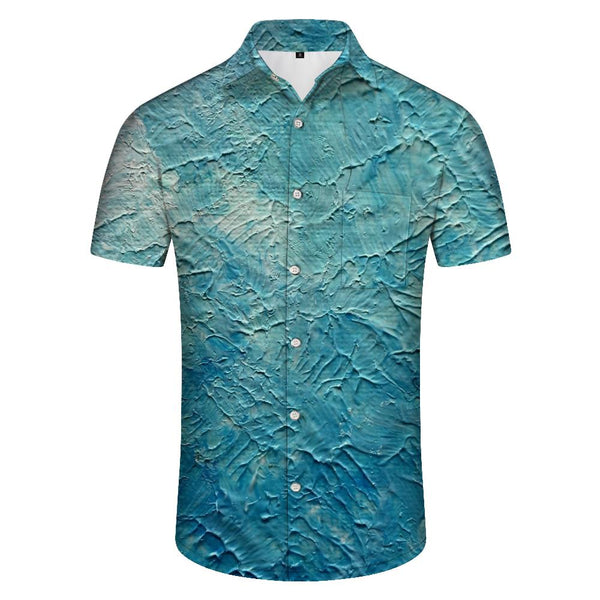 
Sketchpad Abstract Blue Hawaiian Shirt Men's Casual Short Sleeve Button Beach Shirt Personalized
                