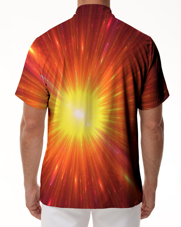 
Orange Meteor Shower Digital Printed Pattern Men's Hawaiian Shirt Outer Space Planet Short Sleeve Beach Shirt Tropical Vacation Beach Shirt Short Sleeve
                