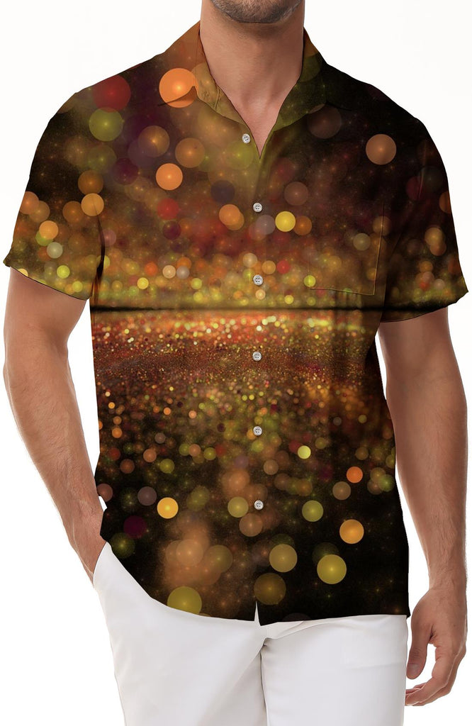 Vibe Colorful Summer Men's Casual Hawaiian Shirt Fashion Short Sleeve Button 3D Printed Pattern