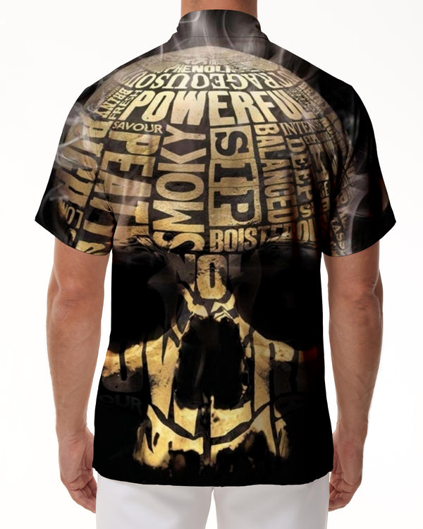 
Cool street fashion men's short sleeve shirt Hawaiian tropical summer pocket lapel button-down shirt short sleeve
                