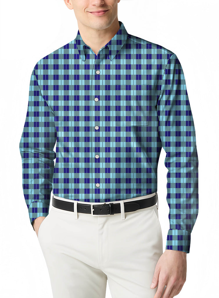 Men's Plaid Flannel Long Sleeve in a Slim Fit