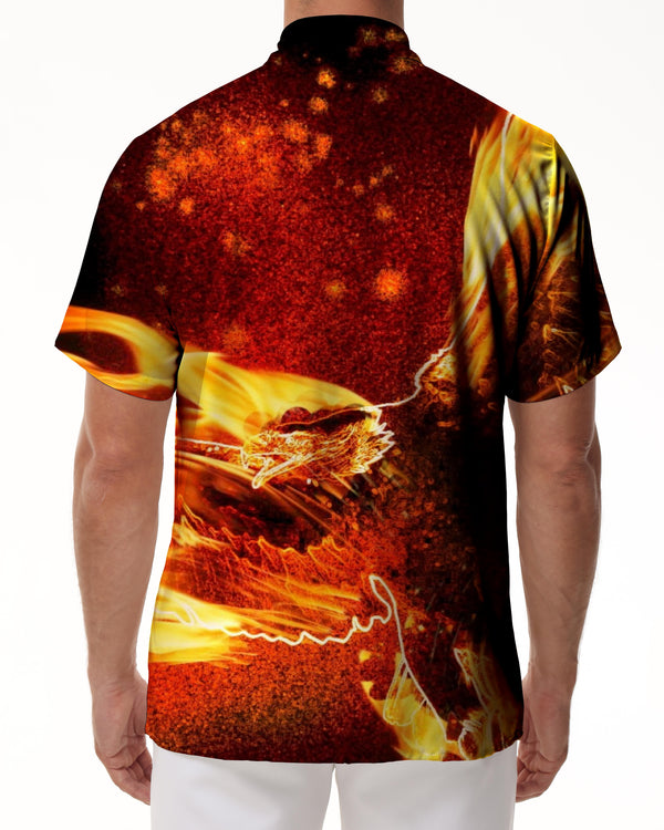 
Abstract Men's Short Sleeve Shirt Casual Button Shirt Tropical Summer Top Seaside Beach Fashion 3D Printing
                