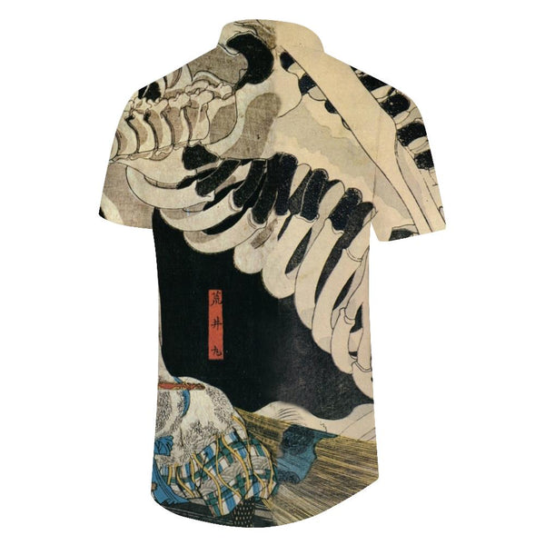 
Japanese style casual men's shirt short sleeve summer Hawaiian casual shirt beach clothing
                