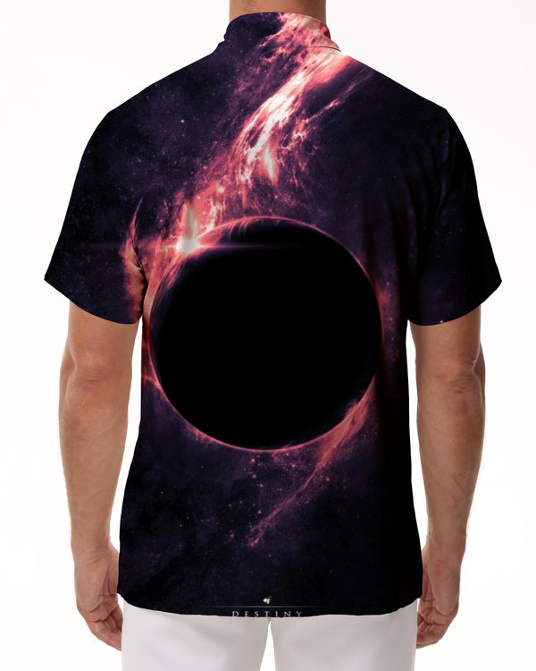 
Summer Space Galaxy 3D Printed Men's Casual Loose Black Hole Earth Short Sleeve Fashion Street Clothes
                