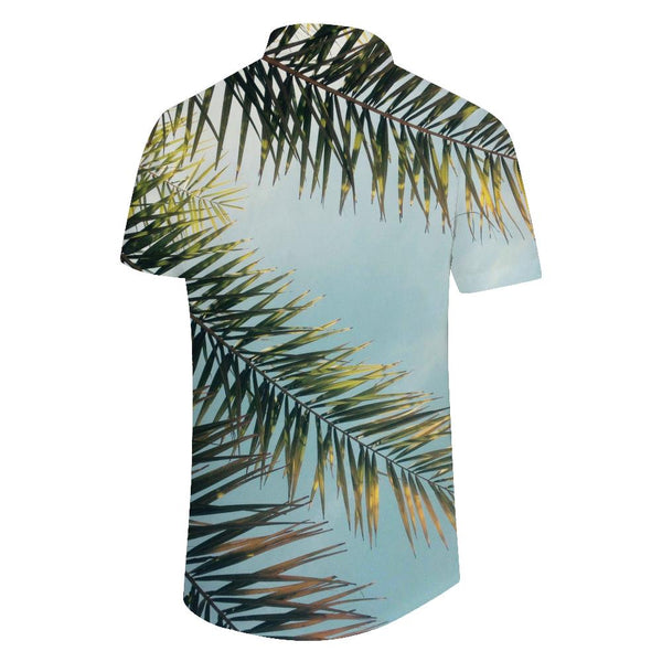
Vacation travel beach fashion trend leisure 3D digital printing short sleeve tropical Hawaii short sleeve shirt daily simple
                