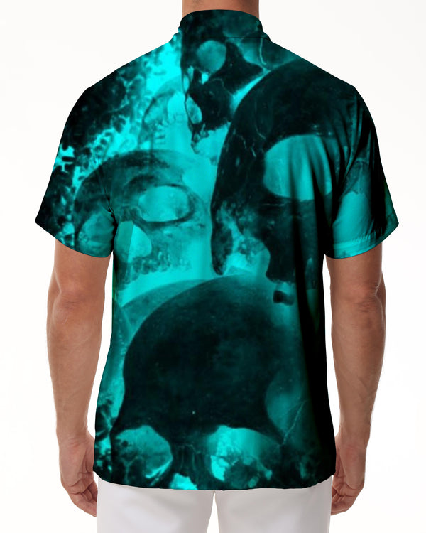 
Men's Vacation Shirt Button-down Beach Short Sleeve Casual Loose Vacation Short Sleeve Shirt Beach Seaside
                