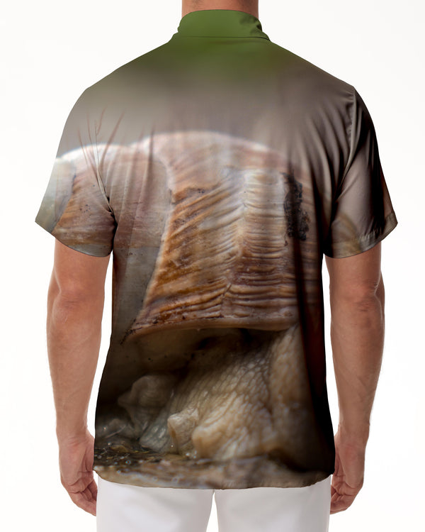 
Seashell scenery on the beach men's casual button down shirt Hawaiian fashion print summer shirt
                