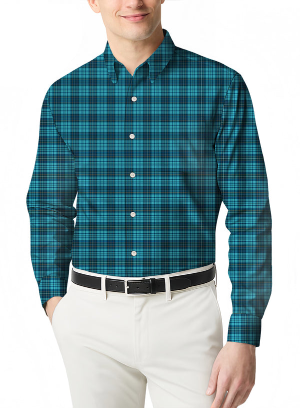 Comfort Flannel a Men's Casual Plaid Long Sleeve Shirt with a Soft Touch