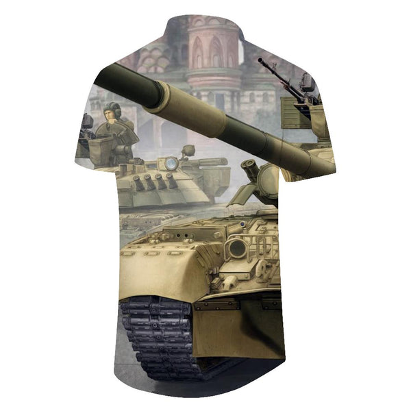 
Cartoon Print Beach Shirt Men's Breathable Short Sleeve Hawaiian Button Shirt Holiday Button Shirt Simple
                