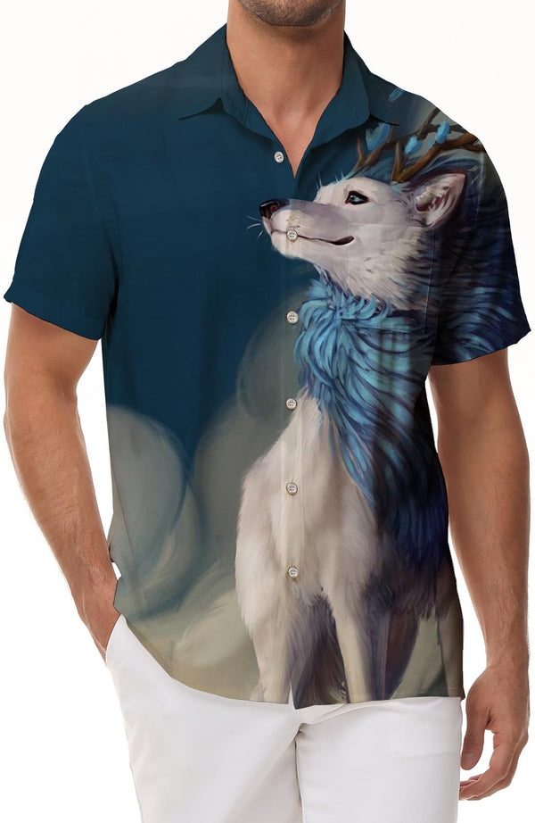 
Summer Animal 3d Print Hawaiian Shirt Men Tropical Four Seasons Fashion Retro Style Short Sleeve Shirt Pattern Short Sleeve Loose Shirt Breathable
                