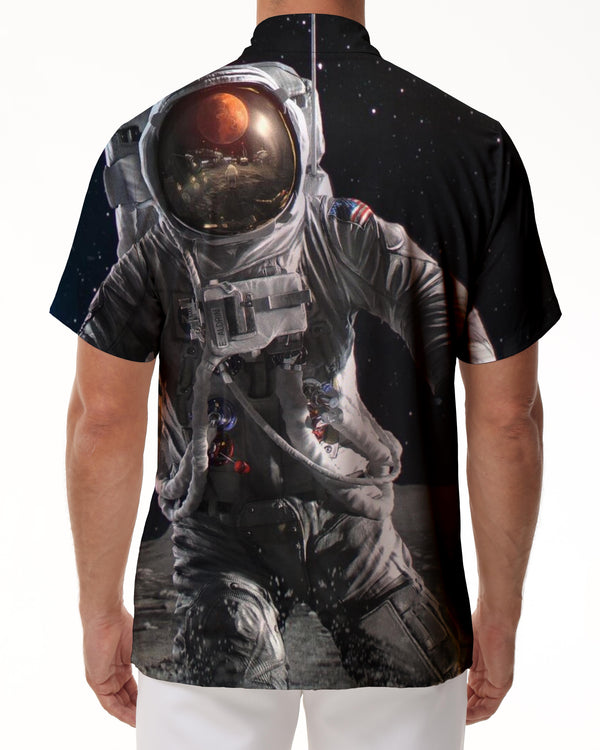 
New summer men's shirts Astronaut 3D printed men's shirts Casual style men's shirts Fashionable and high quality men's shirts
                