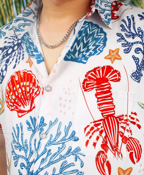 
Hawaiian Shit for Men Beach Summer Mens Buton Down Short Sleeve Shit Tropical Vacation Casual Clothes
                