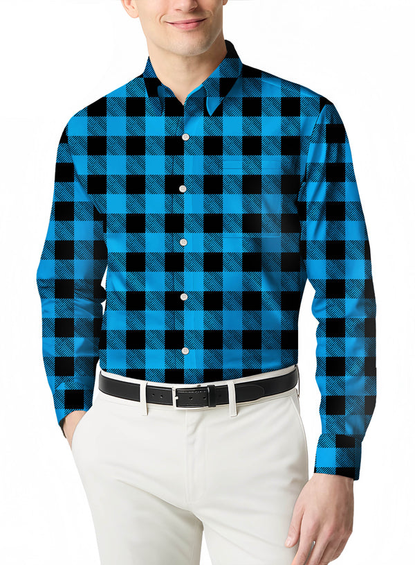 Fall and Winter Flannel a Warm Plaid Long Sleeve Shirt for Colder Weather