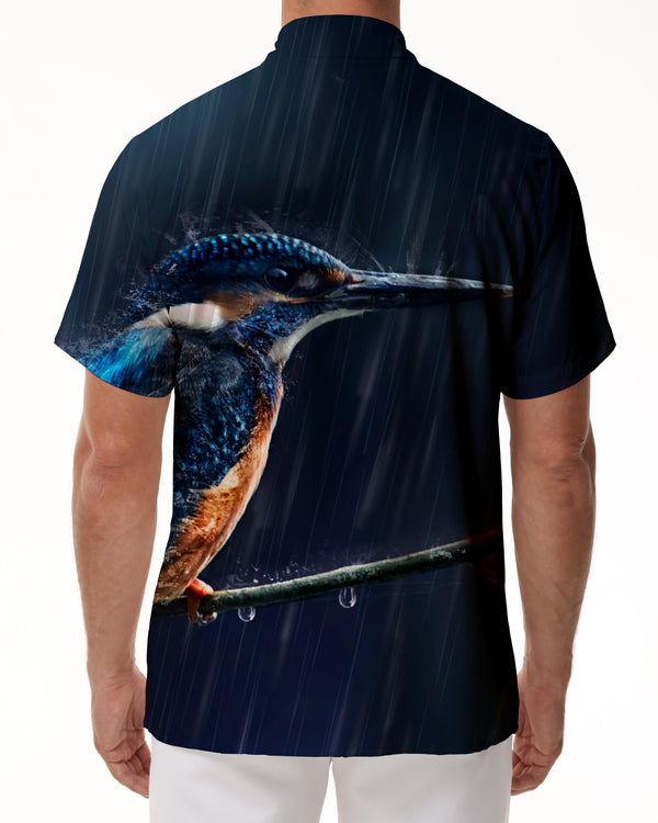 
Kingfisher Men's Short Sleeve Beach Shirt Hawaiian Shirt Casual Hawaiian Shirt Summer Clothes Lapel Shirt Casual Tops Printed Business
                